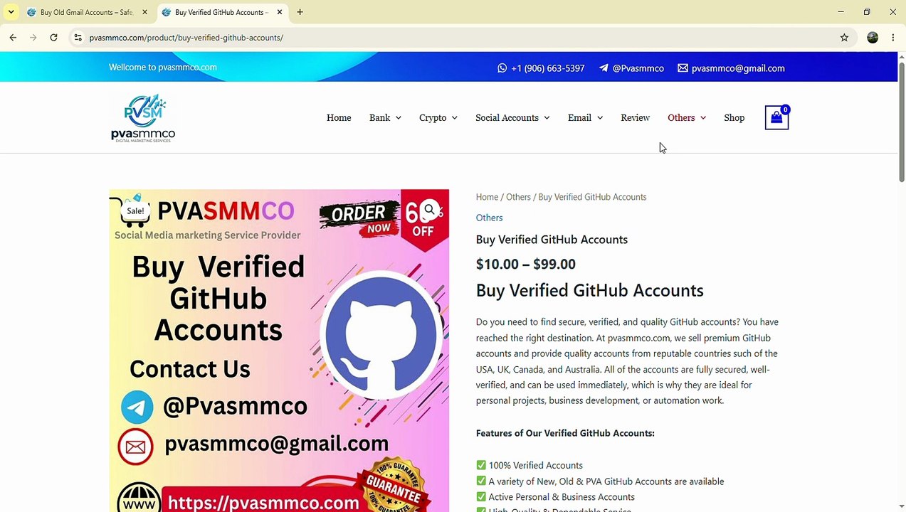 All Verified Accounts For PVASMMCO