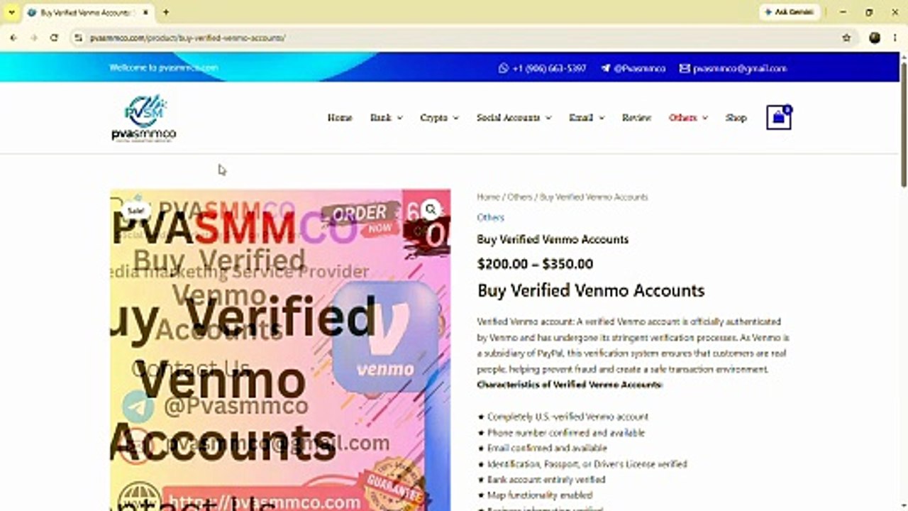 All Verified Accounts For PVASMMCO