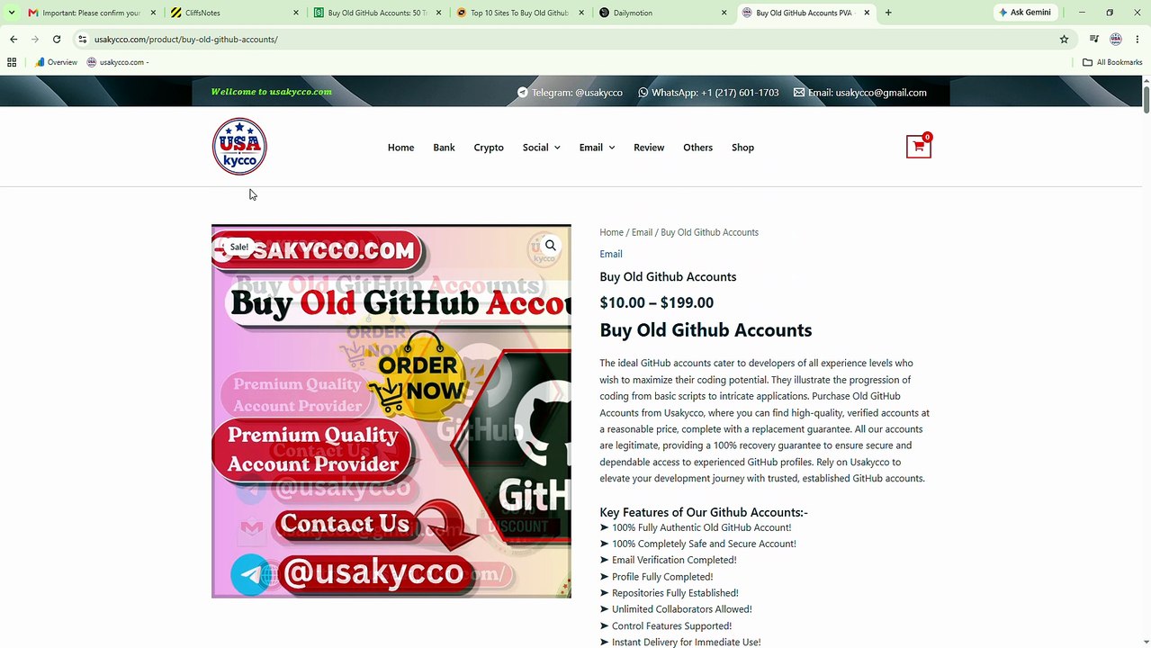 214 Sites to Purchase Aged GitHub Accounts: What Makes an Account Valuable?