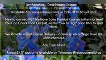 (CoursesLibrary.com) Jay Abraham – Deal Making Session
