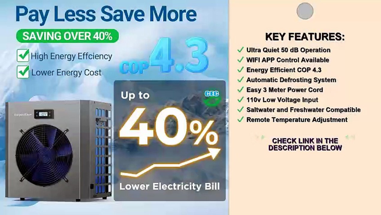Best 16000BTU Pool Heat Pump 2024 Review