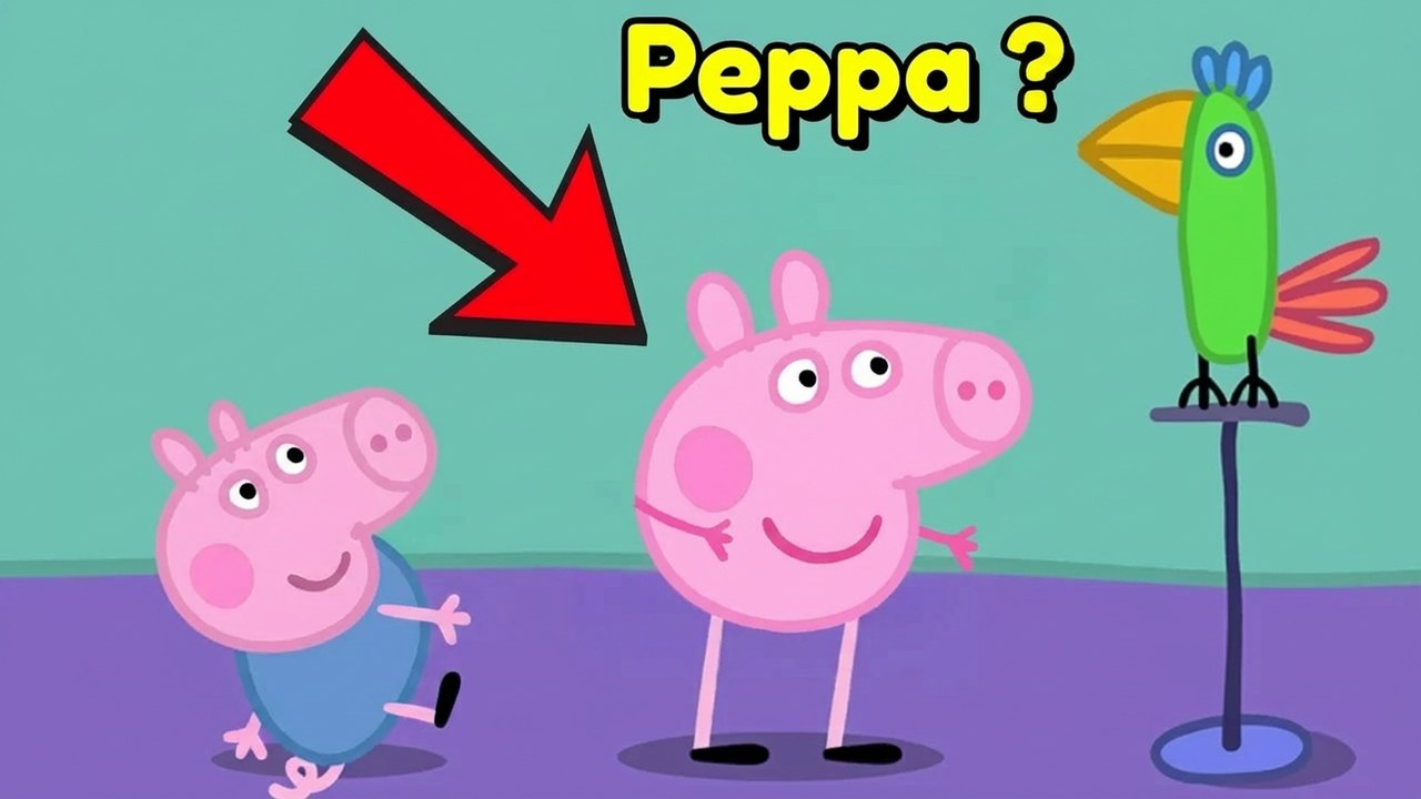 Les erreurs d'animation les plus drôles dans Peppa Pig