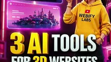 Top 3 AI Tools to Build Interactive 3D Websites in Minutes | Webify Labs