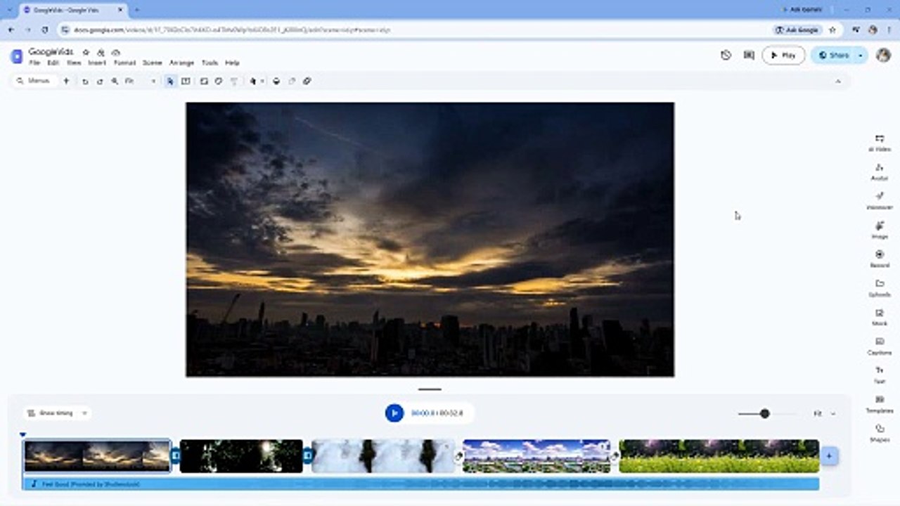 Google Vids 72 Exporting to YouTube