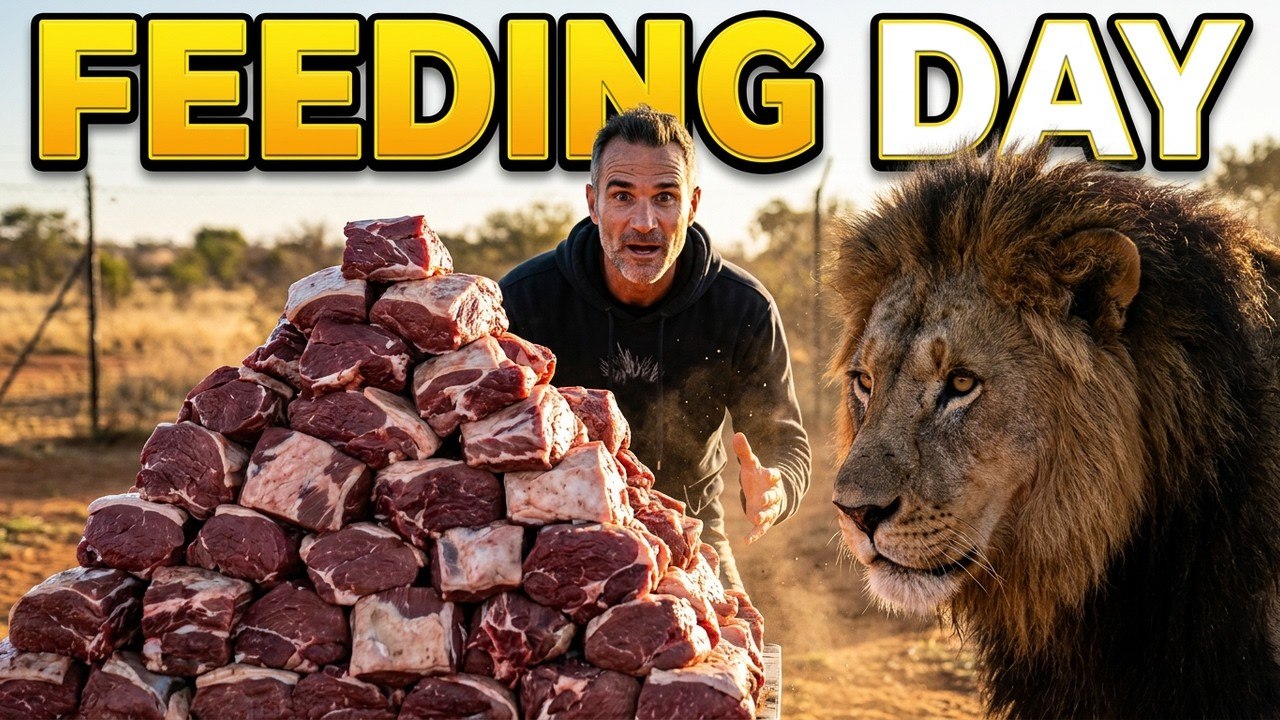 LIONS Get HANGRY on FEEDING DAY! | The Lion Whisperer