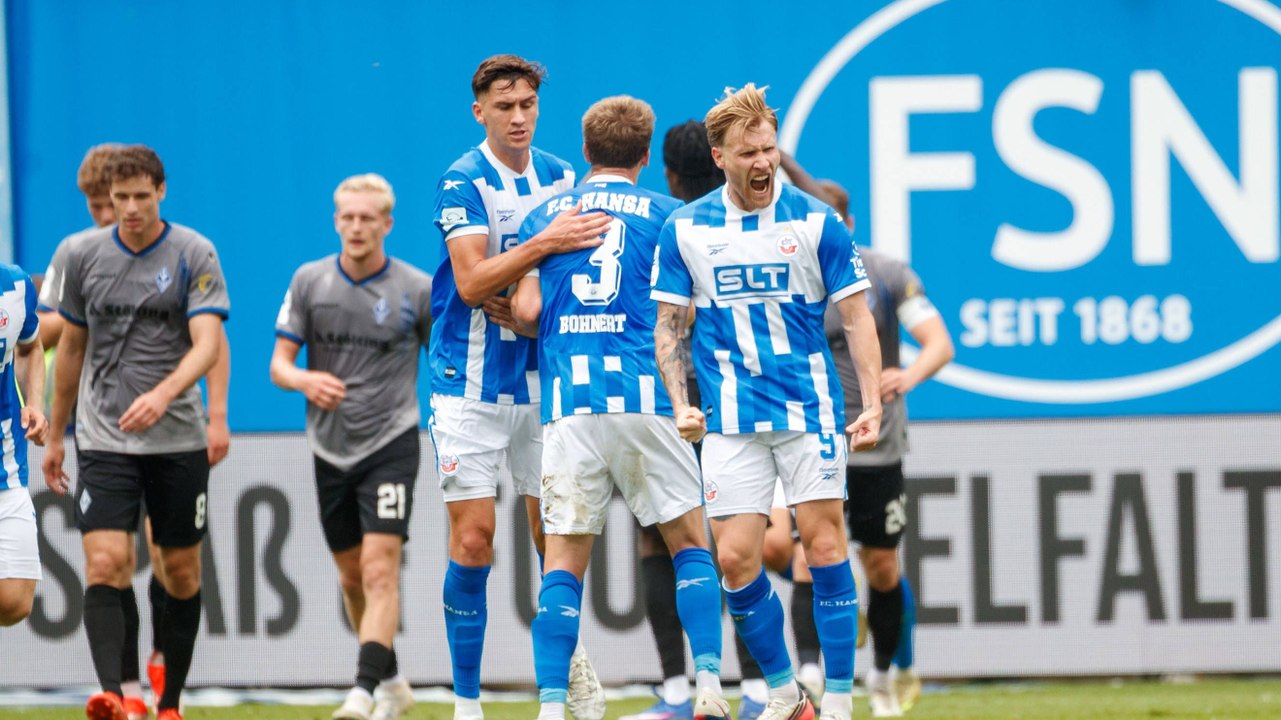 Nach 0:2 und 1:3: Hansa rettet Punkt gegen Mannheim