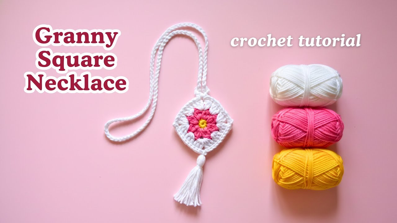 Granny Square Necklace Pouch · Easy Crochet Tut...