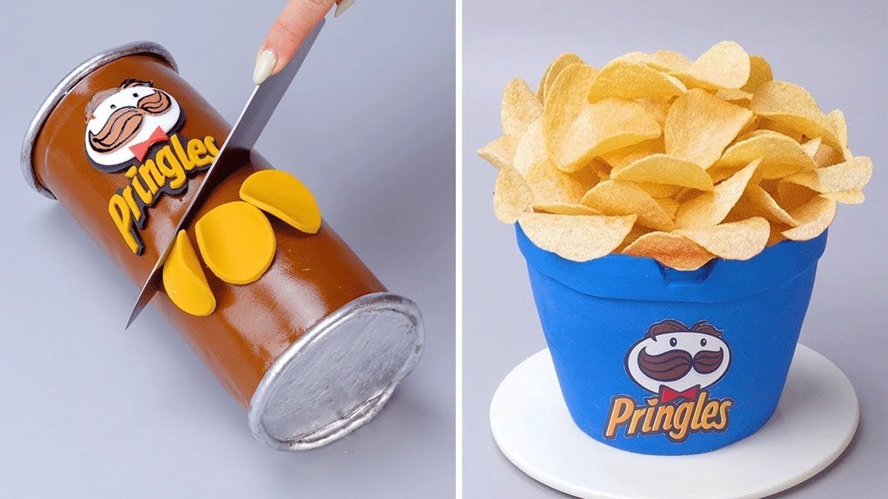 1 Hour So Yummy! Unique Pringles Cake Decoratin...