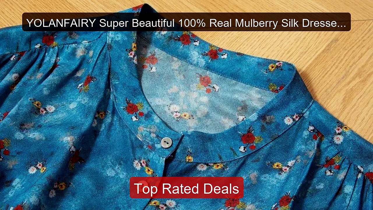 YOLANFAIRY Super Beautiful 100% Real Mulberry S...