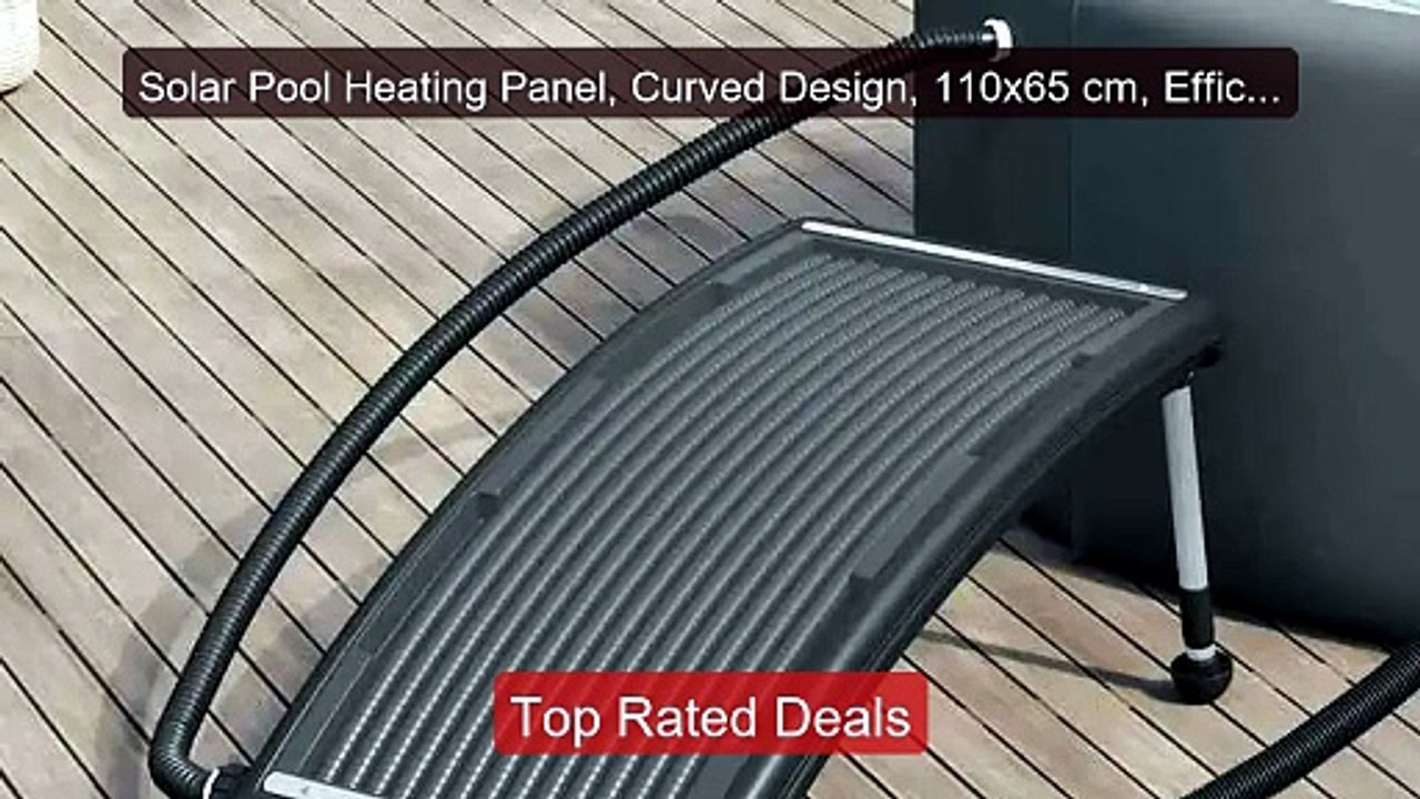 Solar Pool Heating Panel, Curved Design, 110x65 cm, Efficient ... -- Hot Deal 2026 | Limited Offer!