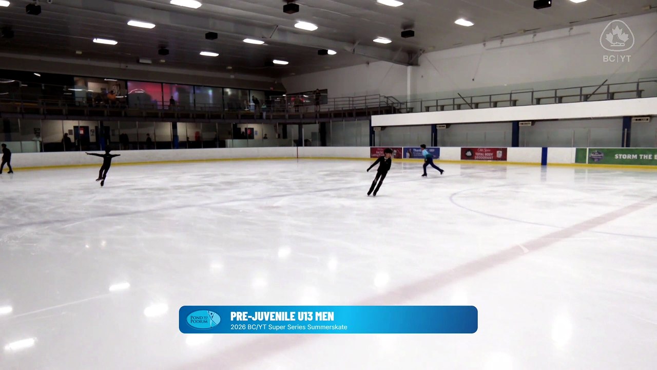 Pre-Juvenile Men Free Program Rink 1 -  2026 BC/YT Super Series Summerskate