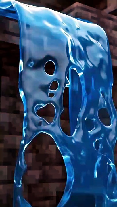 Minecraft with REALISTIC Physics?! 😱🔥 (Lava + Water) #Shorts
