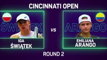 Swiatek picks up smoothly from Canadian win in Cincinnati