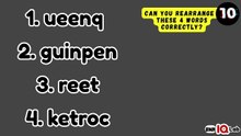 #BeatThePuzzle 🥊🧩 Can You Rearrange These 4 Words Correctly? ✏️
