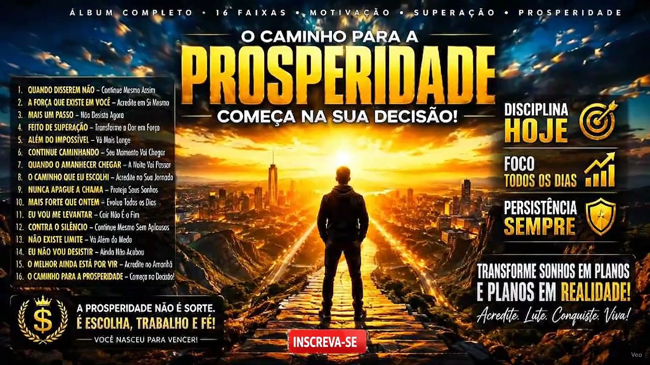 🎵 O CAMINHO QUE EU ESCOLHI — Acredite na Sua Jornada #Motivação #Determinação