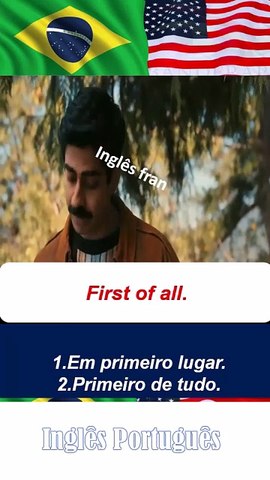 First of all.