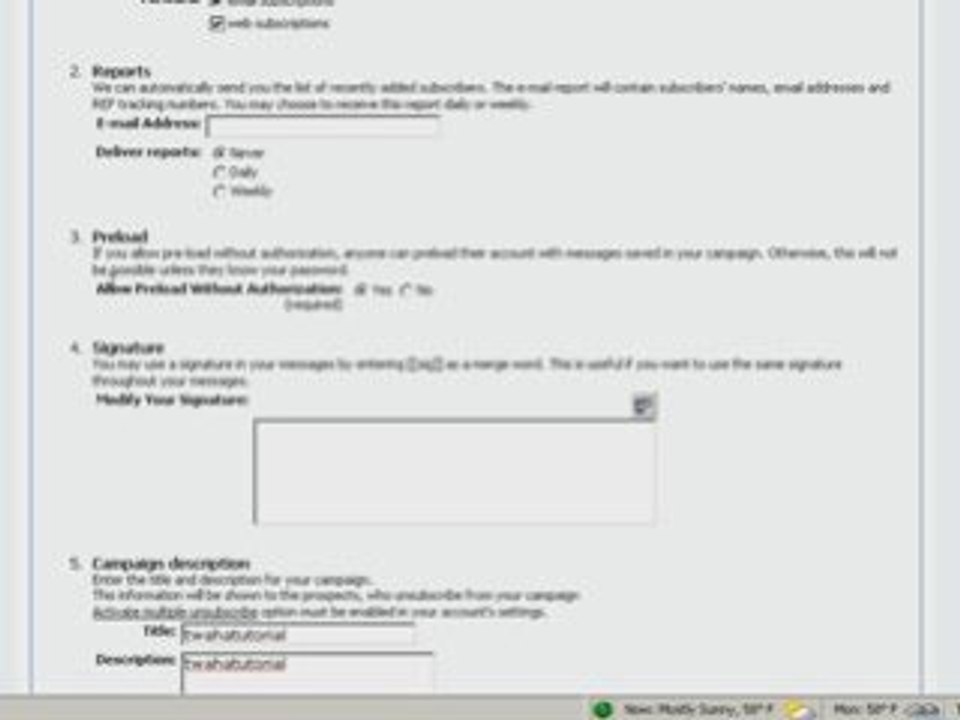 Pt.4: How to set up GetResponse Autoresponder