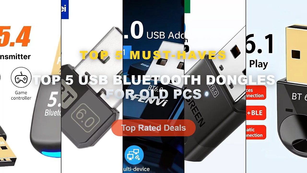 Amazing Top 5 USB Bluetooth Dongles For Old PCs...