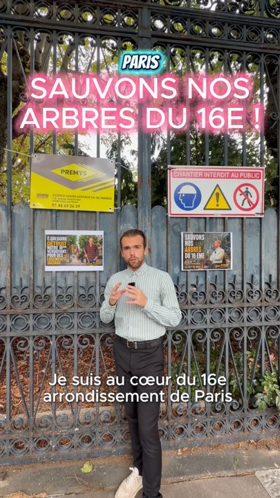 PARIS : SAUVONS NOS ARBRES DU 16E !