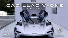 Cadillac V-ONE Concept: V8-Hybrid trifft auf echte Rennsport-DNA