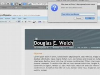 A Demo of Google Docs with templates