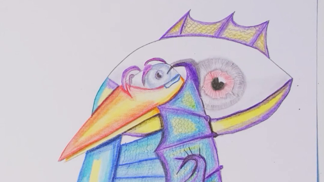 Pure Relaxation: Drawing a needed hug Part 2  with Colored Pencils