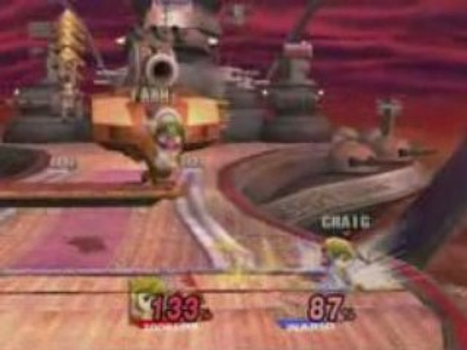 SSBB: Craig (Toon Link) vs Fash (Wario)