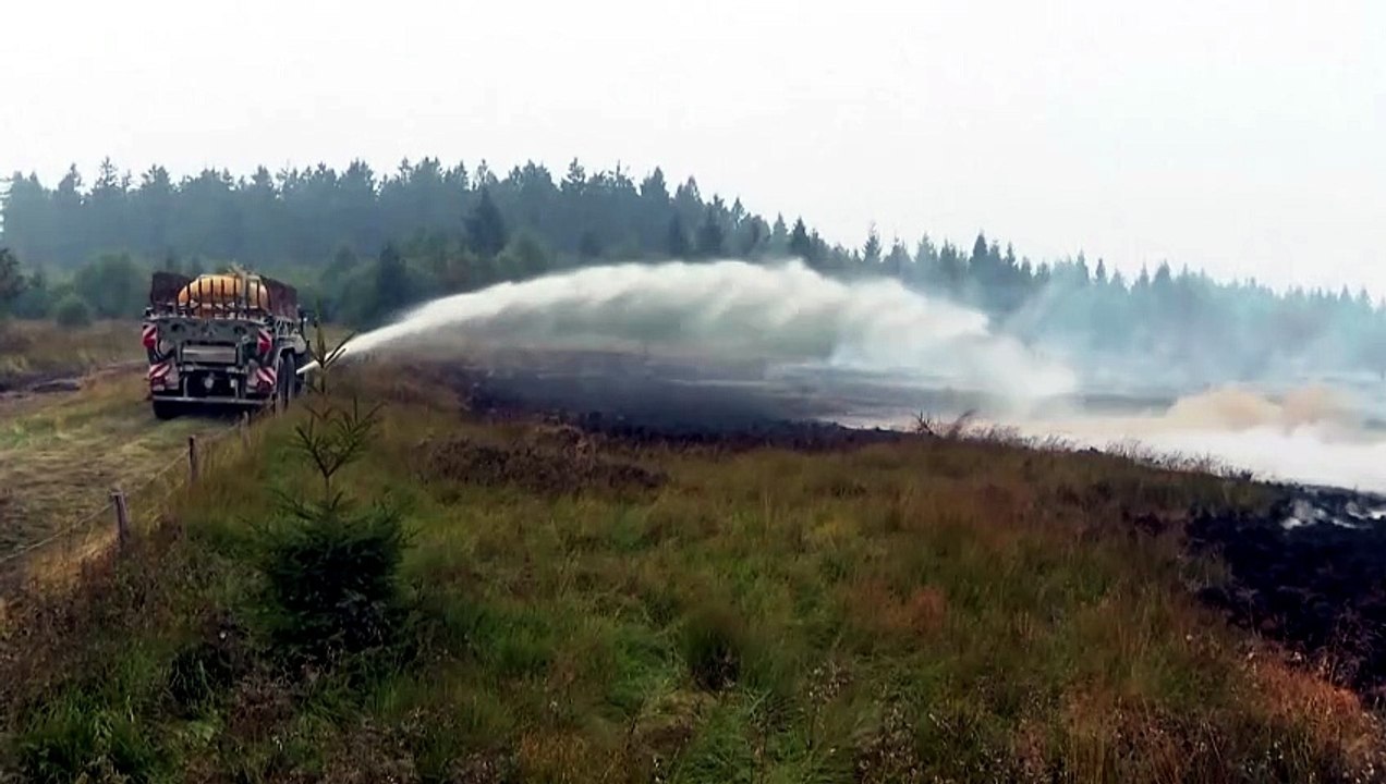 Belgien kämpft gegen Großbrand, der auf Deutschland zusteuert