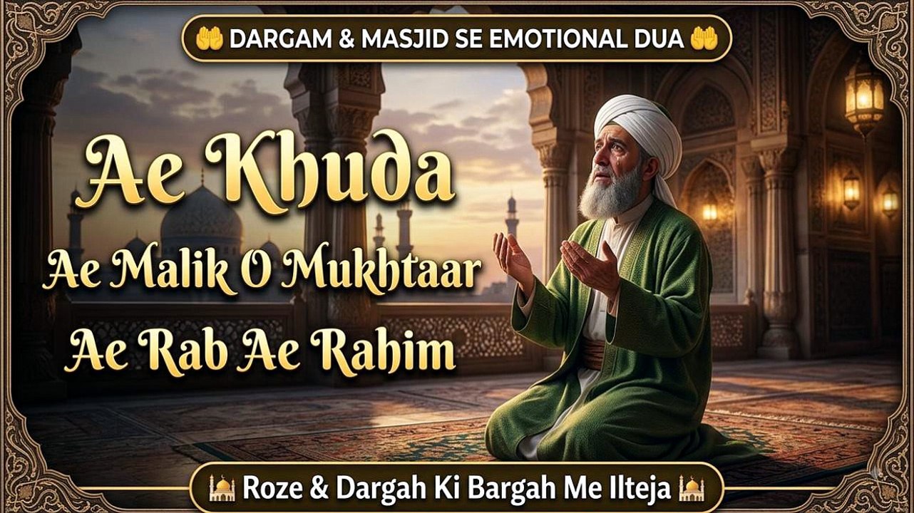 Ae Khuda Ae Malik O Mukhtaar Ae Rab Ae Rahim ...
