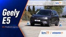 Geely E5: El SUV eléctrico chino a prueba en esquiva y Eslalon ¡¿Cumple las expectativas?
