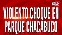 Manejaba borracho y protagonizó impresionante choque en Parque Chacabuco