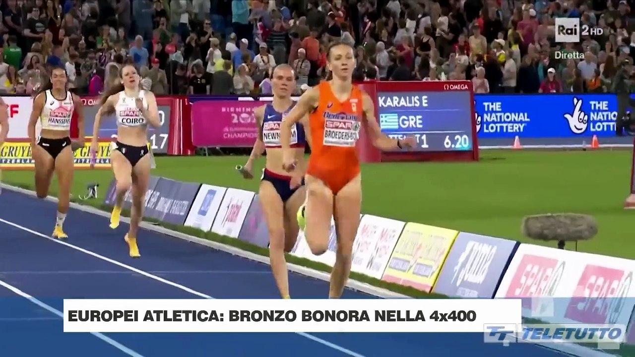 Video News - Europei di atletica: bronzo per Bonora nella 4x400