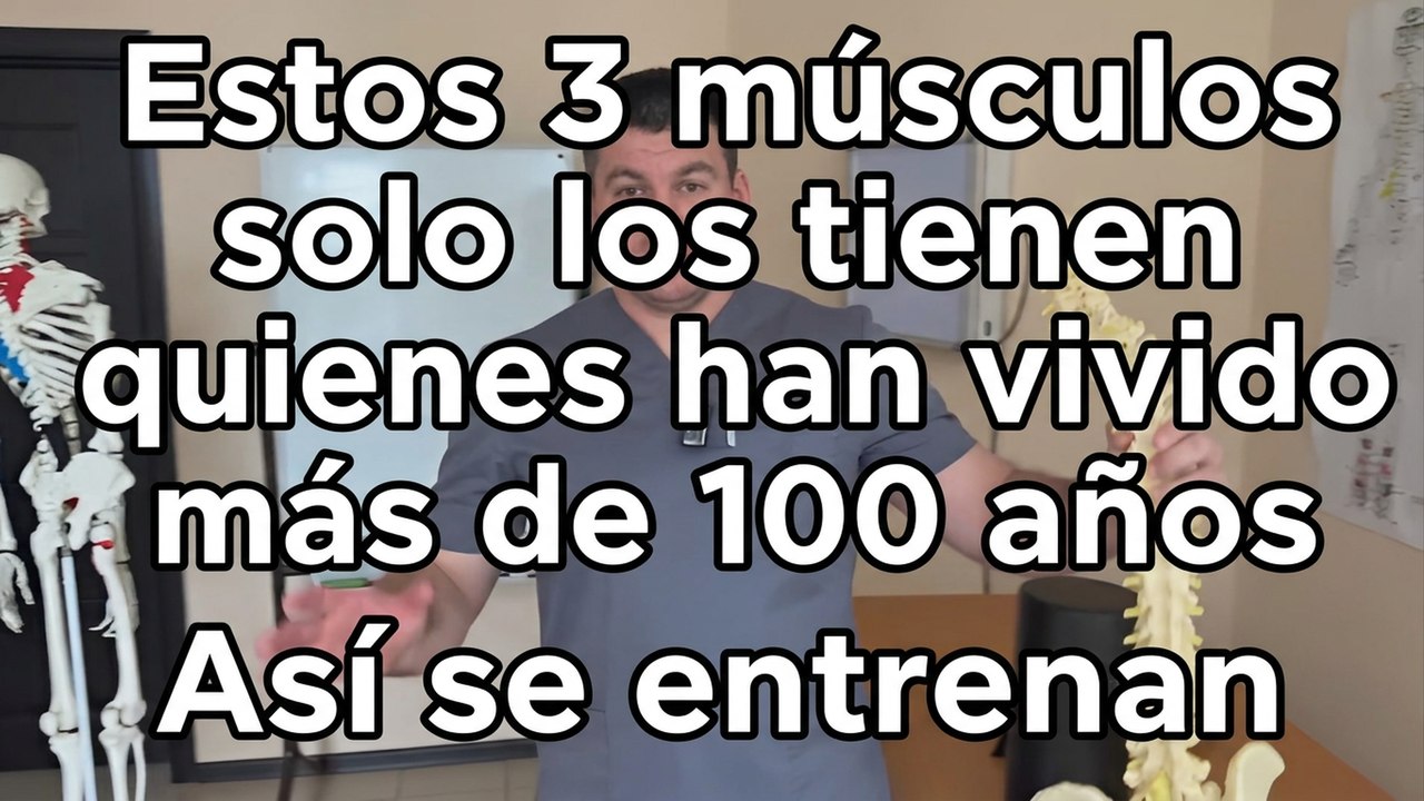 Estos 3 músculos solo los tienen quienes superan los 100 años. Mira lo que hacían