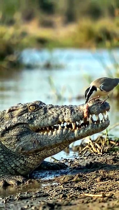 Why Crocodiles Trust This Tiny Bird (Amazing Wi...