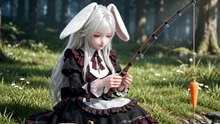 Little Bunny’s Fishing Day...#GL #GirlsLove #Sapphic #BunnyGirl #SoftGirl