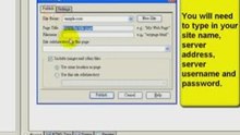 Kompozer Tutorial: How to Publish A Site with Kompozer