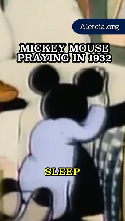 Micky Mouse Says His Prays