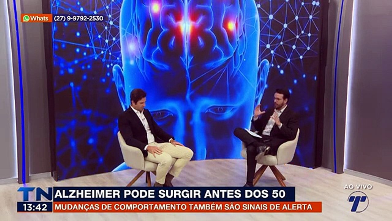 Neurologista alerta para sinais do Alzheimer antes dos 50 anos(360P)
