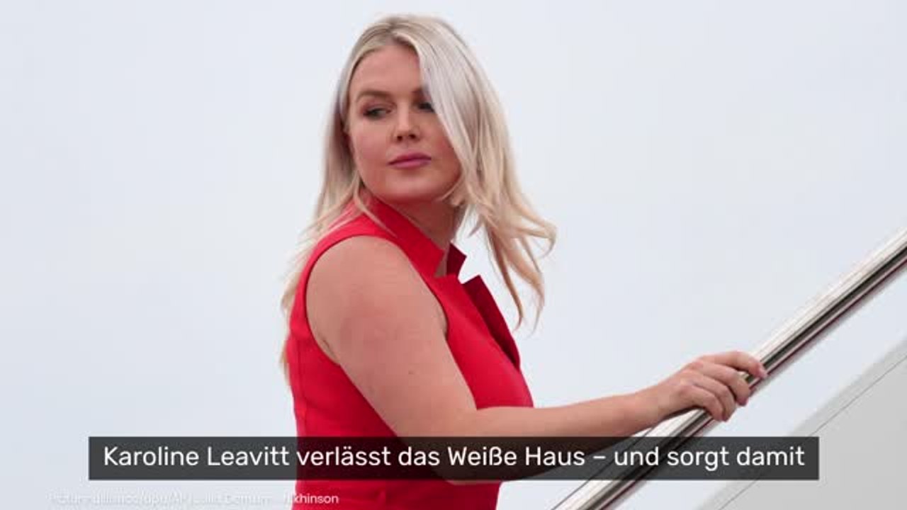 Karoline Leavitt verlässt Trump: Mehr Zeit für Familie nur Ausrede? Rücktritt sorgt für Spekulationen