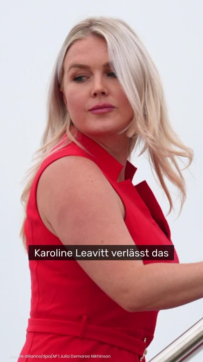 No Glomex Karoline Leavitt verlässt Trump: Mehr Zeit für Familie nur Ausrede? Rücktritt sorgt für Spekulationen