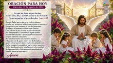 ORACIÓN Miércoles 19 de agosto de 2026