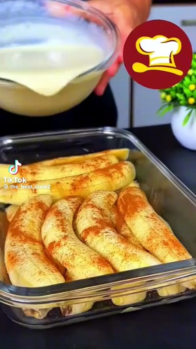 Leckere Bananen Dessert