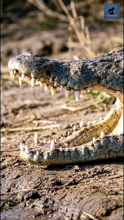 The Tiny Bird Feeding Beside a Crocodile’s Jaws...