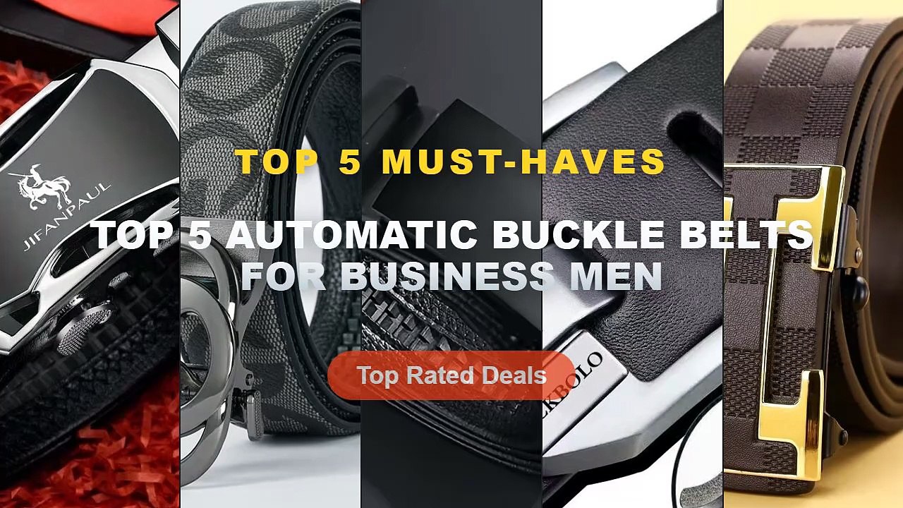 Best Top 5 Automatic Buckle Belts For Business...