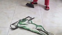 "He Didn't Clean The Floor. He Created Mountains."