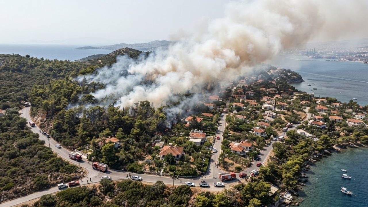 Devastating Wildfires in Greece Claim Two Lives and Prompt Evacuation of 500 Individuals