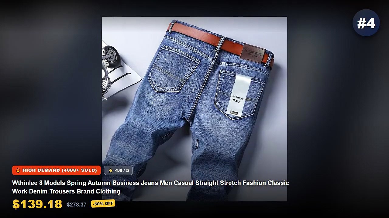 Top 5 Best Top 5 Stretch Straight Jeans For Bus...