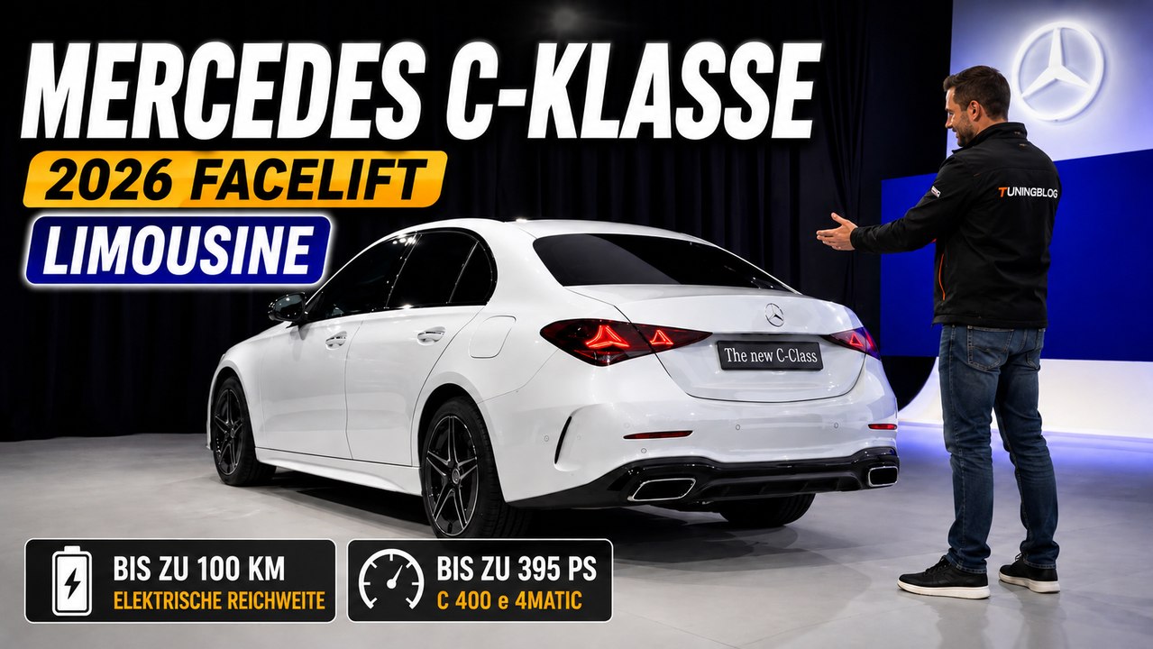 2026 Mercedes C-Klasse Limousine (Mopf): Mehr S-Klasse-Flair für den W206