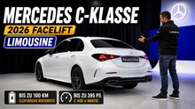 2026 Mercedes C-Klasse Limousine (Mopf): Mehr S-Klasse-Flair für den W206