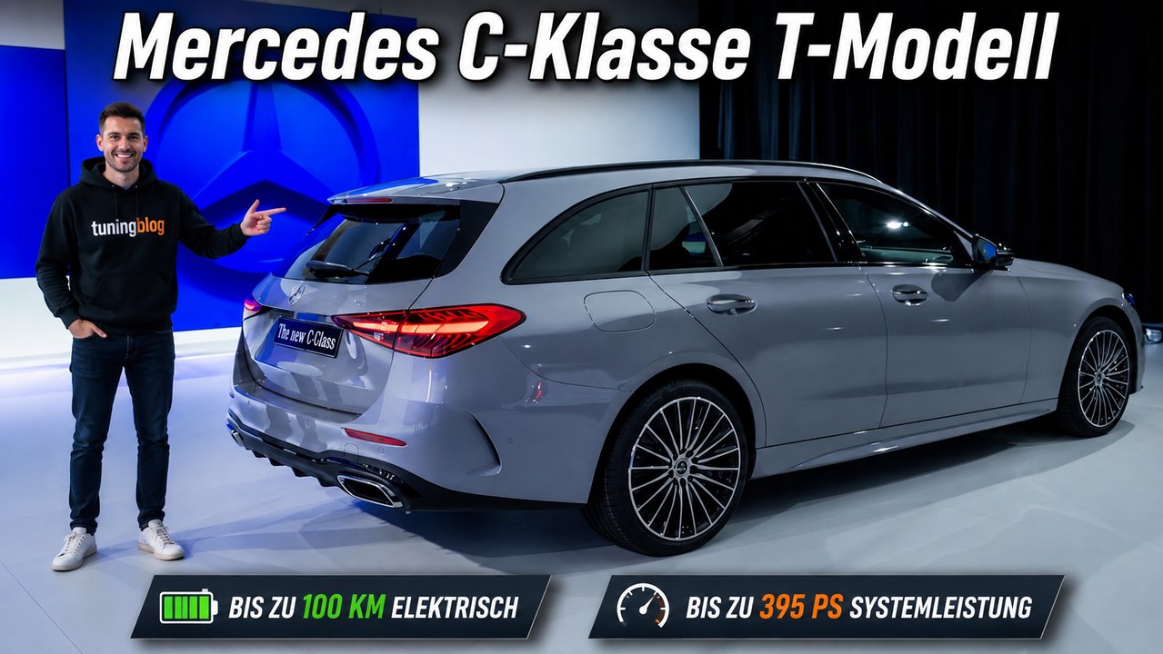 2026 Mercedes C-Klasse T-Modell (S 206): Neue Motoren, MBUX und Design